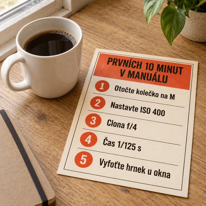 Prvních 10 minut v manuálu