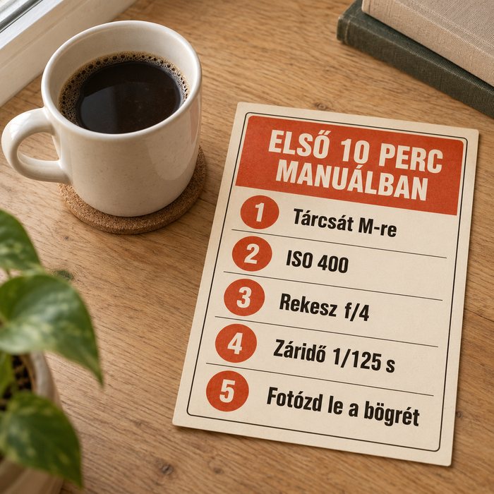 Az első 10 perc manuálban