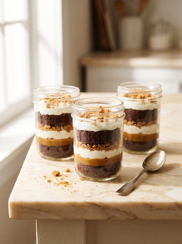 Postres en vaso que se venden solos
