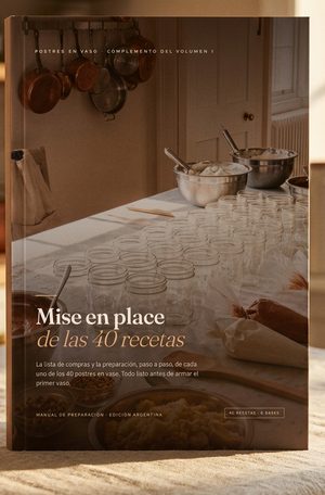Mise en Place de las 40 recetas
